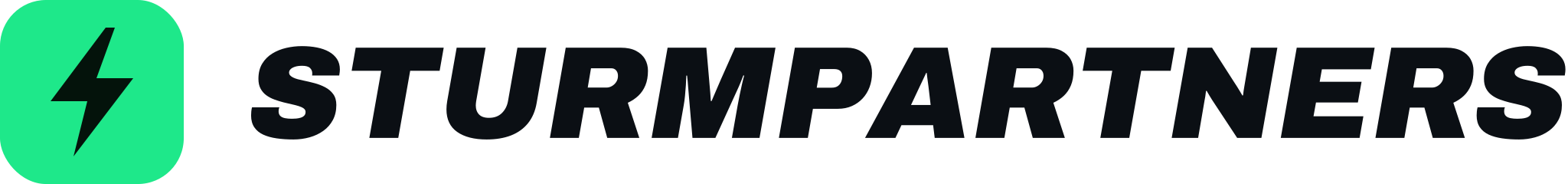 Sturmpartners logo on white background